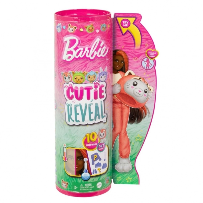 Panenka Barbie Cutie Reveal - Cat-Panda Red