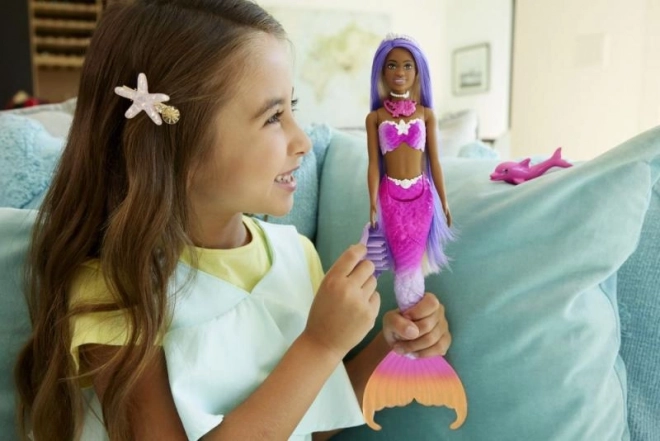 Barbie Brooklyn Mořská panna s Měnění barvy