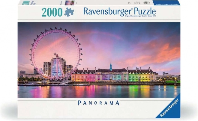 Panoramatické puzzle Barevný Londýn