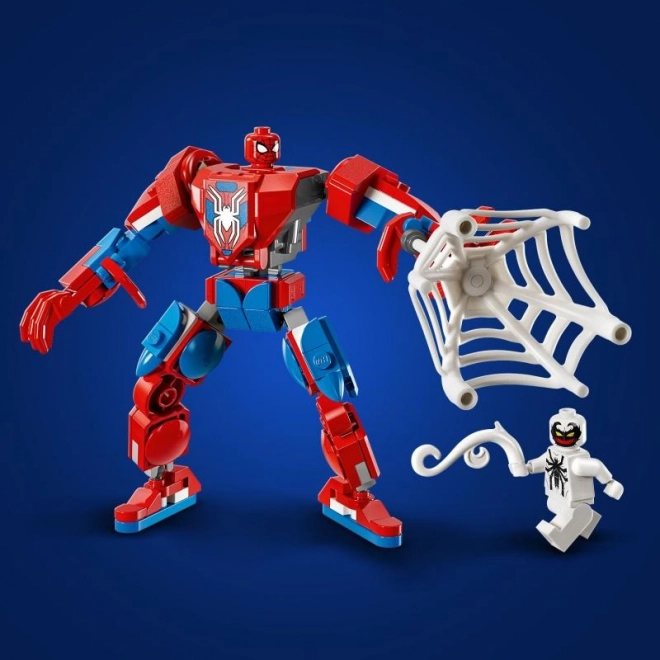 Lego super hrdinové mech spider-mana proti anti-venom