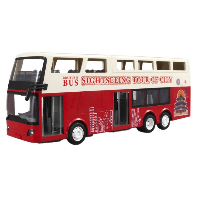 Dálkově ovládaný RC autobus 1:18 Double Eagle (červený) E640-003