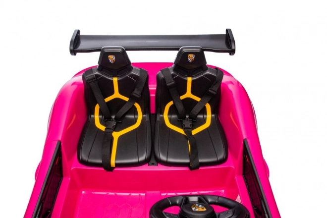 Růžové auto na akumulator 4x4