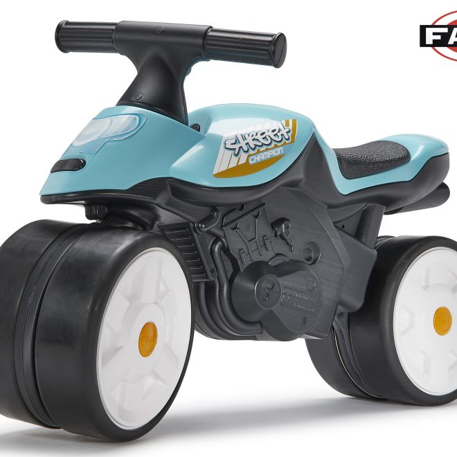 FALK Odrážedlo Baby Moto Team Bud Racing modrá