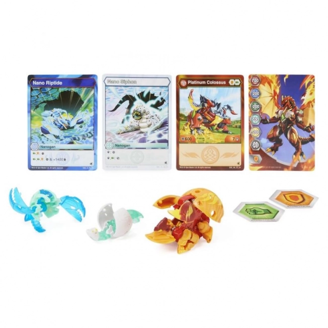 BAKUGAN TROJBALENÍ S TRUE METAL FIGURKOU S4