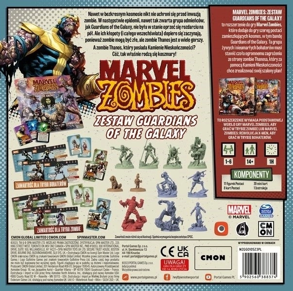 Marvel Zombies Guardians of Galaxy hra