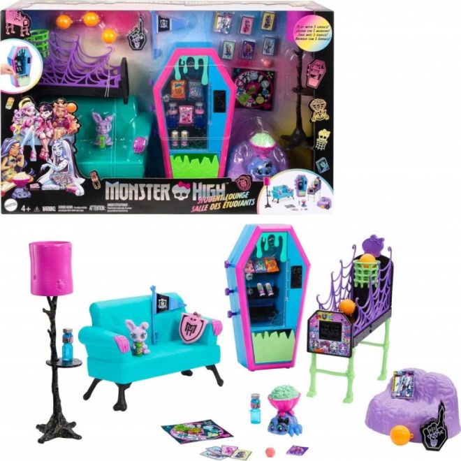 Sada žákovského nábytku do obývacího pokoje Monster High