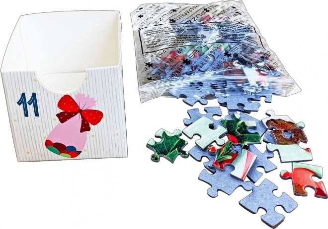 Adventní kalendář s puzzle Eurographics: Sladké Vánoce - 24 x 50 dílků