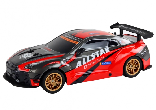 Velké sportovní auto na dálkové ovládání 1:10 červené