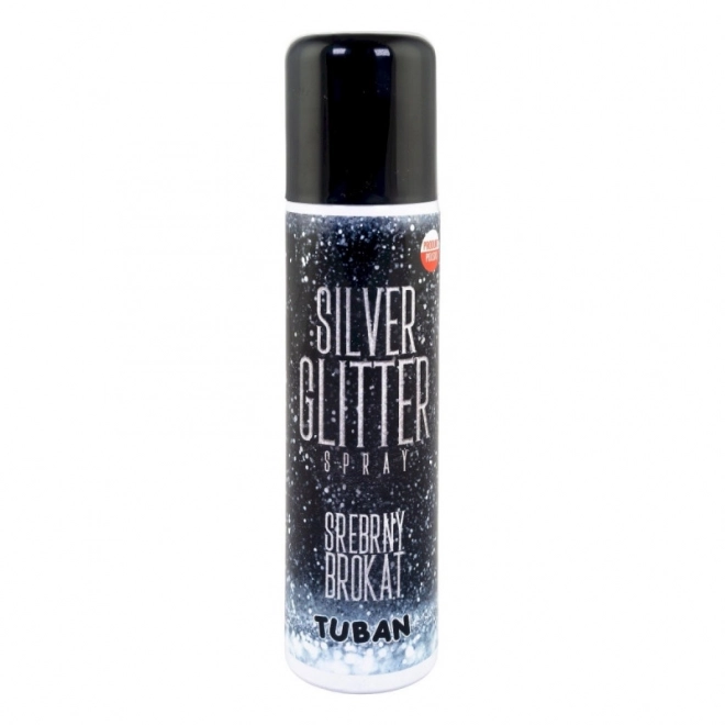 Třpytky ve spreji 150 ml stříbrné