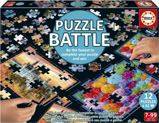 EDUCA Puzzle bitva Cestování 12x42 dílků