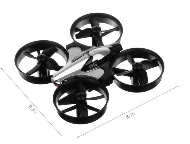 Mini dron s režimem akrobacie – Stříbrný