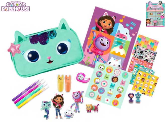 Gabby´s Dollhouse Sada výtvarných potřeb s pouzdrem v krabičce
