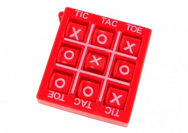 Hra Tic-tac-toe 4,5 cm červená