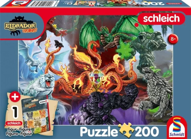 Puzzle Schmidt Eldrador: Zlá Stvoření s Figurkách Schleich