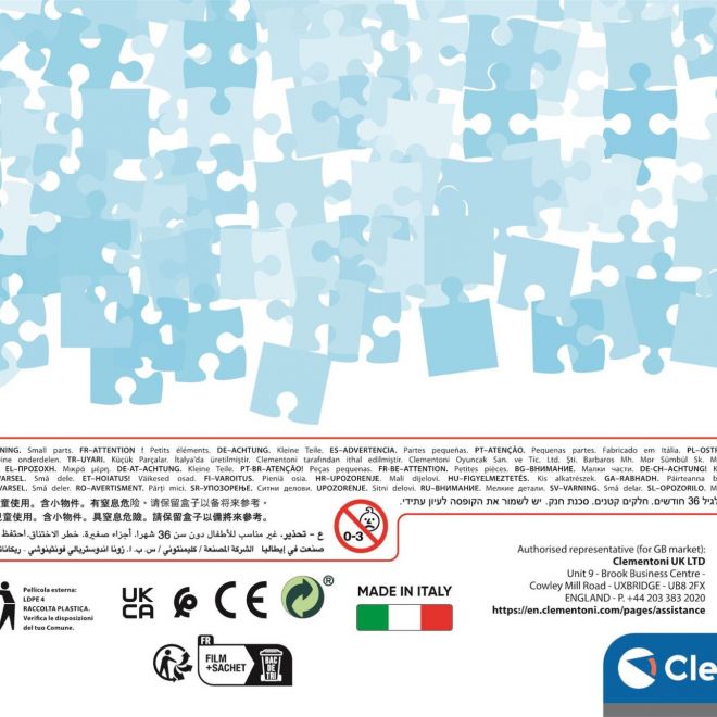 CLEMENTONI Puzzle Auta 3x48 dílků