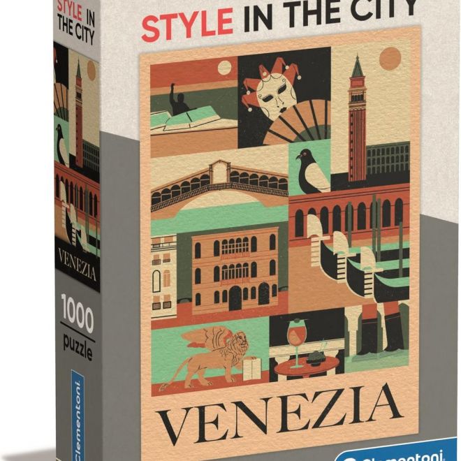 CLEMENTONI Puzzle Style in the City: Benátky 1000 dílků