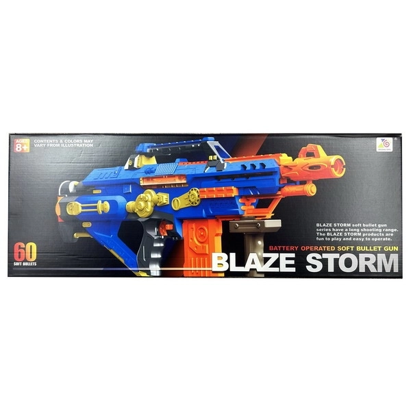 MEGA Blaze Storm Bullet Gun Blue