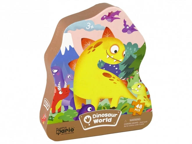 Puzzle Dinosaurus Sopka 48 dílků