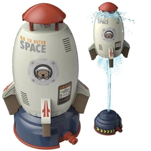 Zahradní zraszovač pro děti ve tvaru rakety