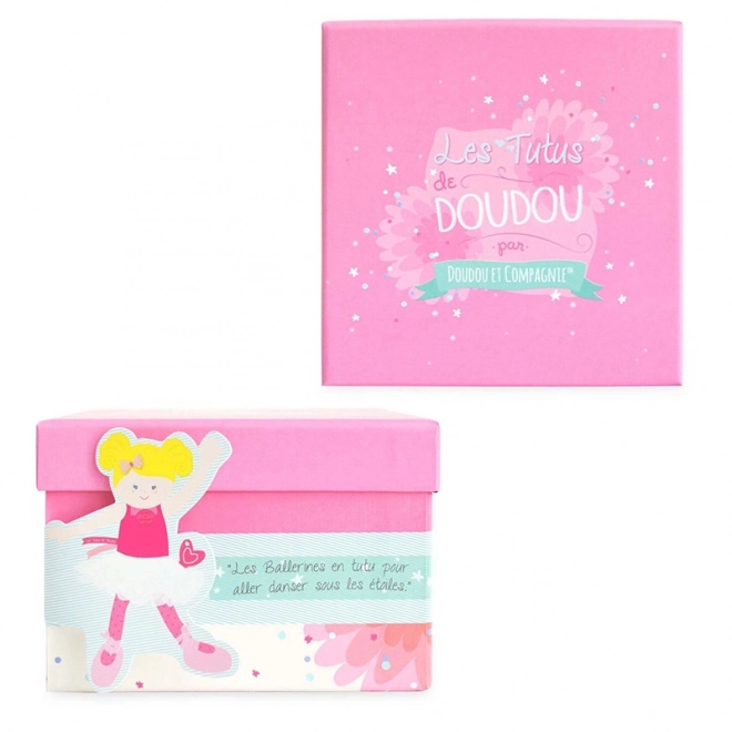 Doudou Jolijou Panenka mini baletka "Les Tutus" 23 cm