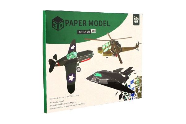 3D papírové modely - letadla