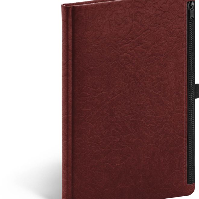 Notes Hardy červený, linkovaný, 13 × 21 cm