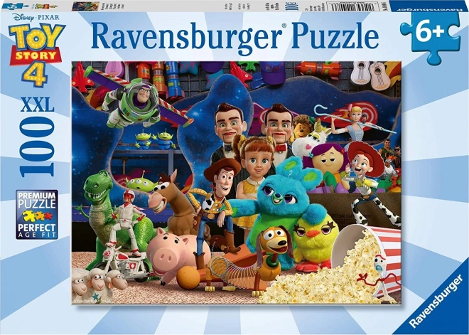 RAVENSBURGER Puzzle Toy Story 4: Záchrana XXL 100 dílků