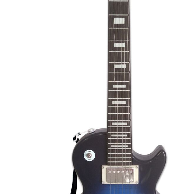 Rocková kytara elektronická Gibson s head setem