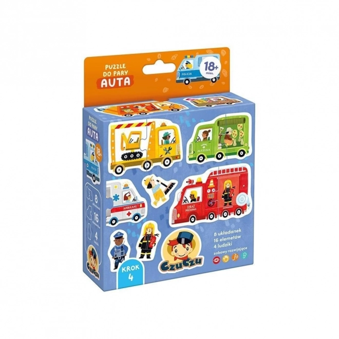 Puzzle k připojení - Auta