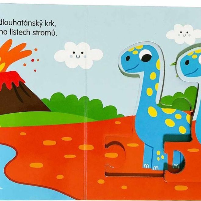Svojtka & Co. Knížka s puzzle: Dinosauři