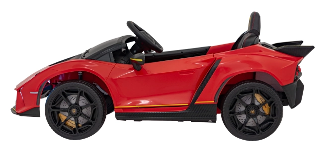 Dětský vůz Lamborghini Invencible červený