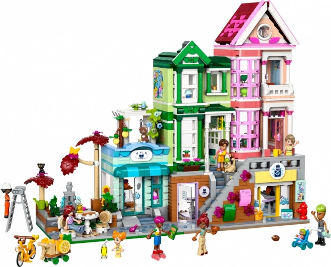 Lego Friends byty a obchody v městečku Heartlake