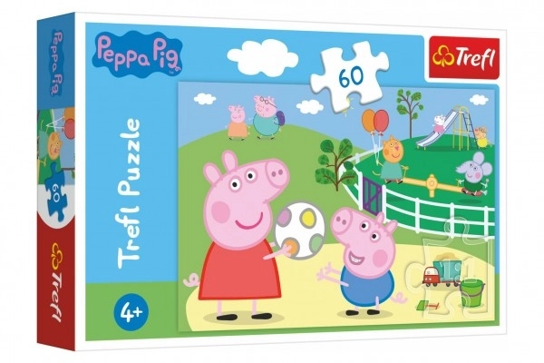 Puzzle - Prasátko Peppa 60 dílků