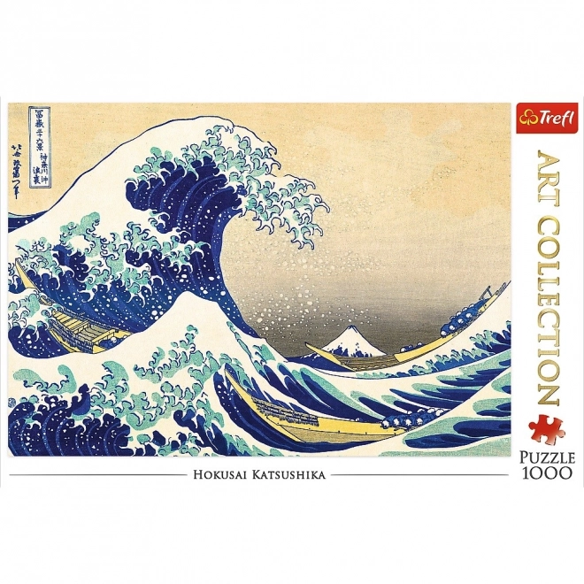 Puzzle 1000 prvků Art Collection Velká vlna v Kanagawě