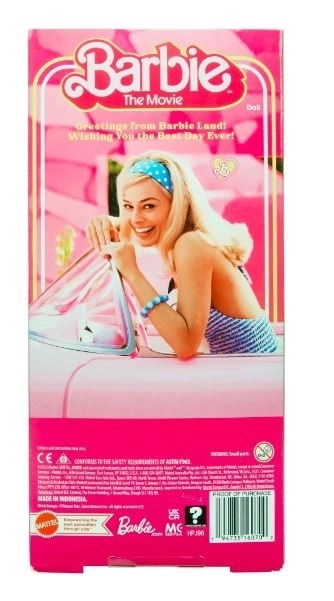 Filmová panenka Barbie Margot Robbie jako Barbie v růžových šatech