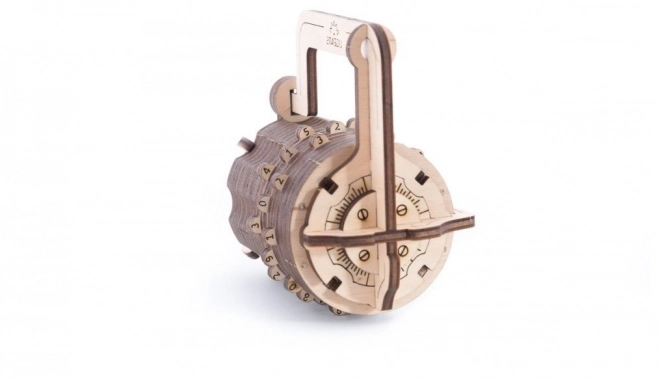 Ugears 3D puzzle - Číselný zámek 34 dílků