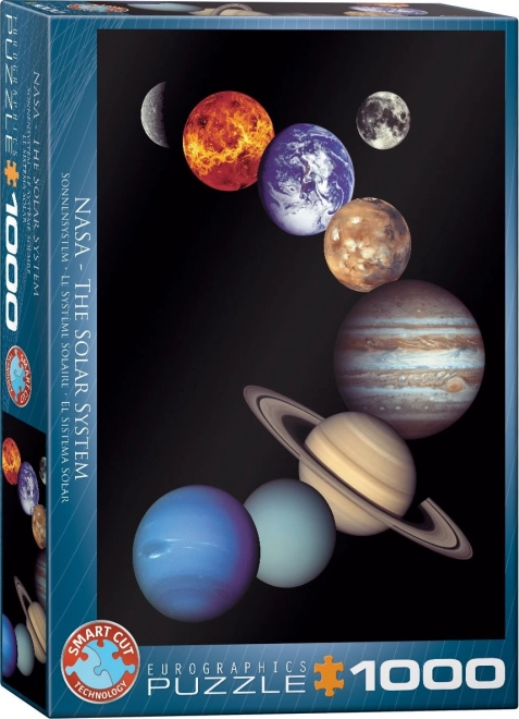 EUROGRAPHICS Puzzle NASA - Sluneční soustava 1000 dílků