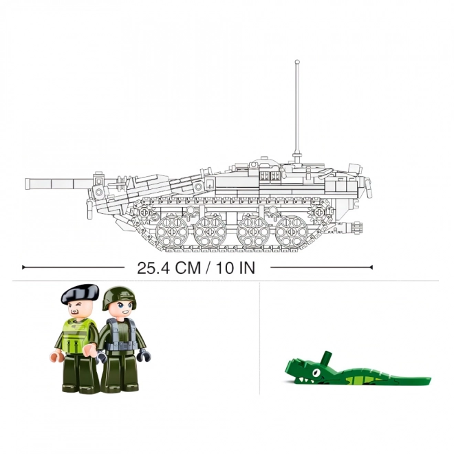 Sluban Model Bricks M38-B1010 bojový tank STRV103