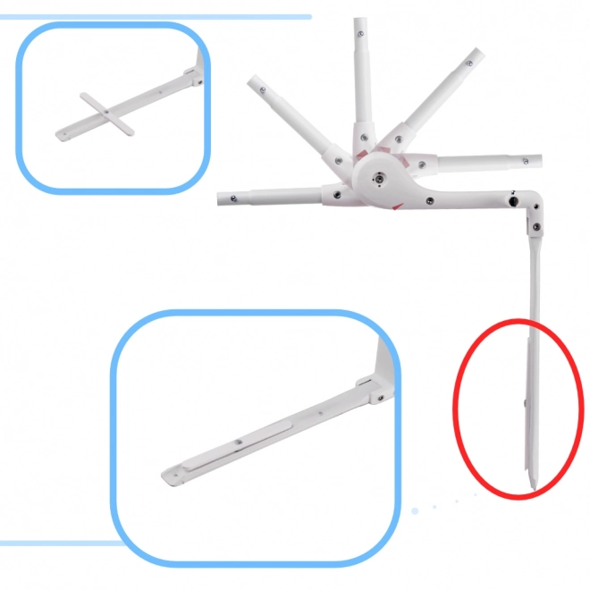 Bezpečnostní zábrana do postele - Ovečky 90 cm