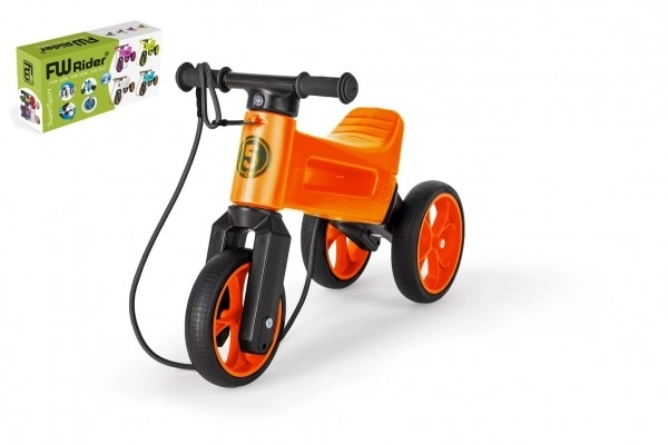 Dětské odrážedlo Funny Wheels Rider SuperSport 2v1 v krabici – Oranžové