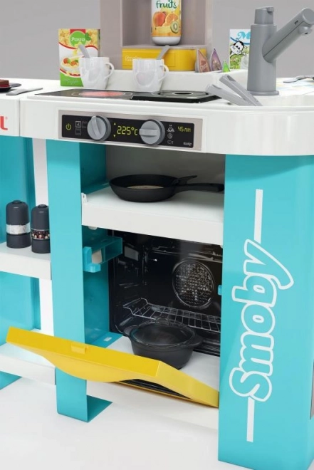 Kuchyňka Studio Tefal XL Bubble modro-žlutá elektronická