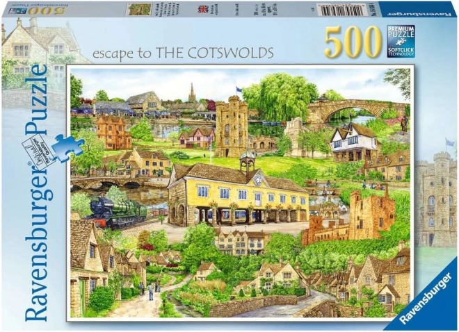 Puzzle Útěk do Cotswolds 500 dílků