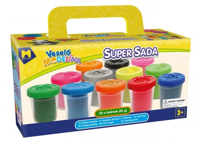 Veselá modelína 20x85g