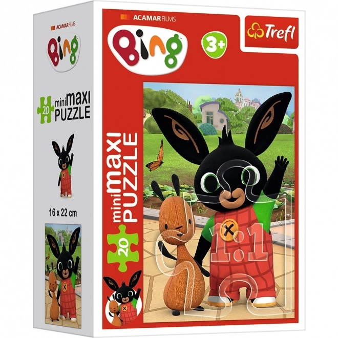 Minipuzzle miniMaxi 20 dílků Bingovi přátelé/Králíček Bing