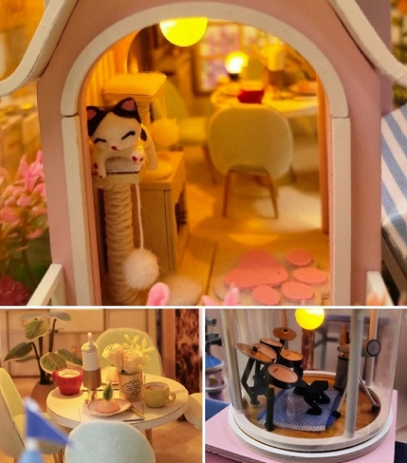 Dvěděti miniatura domečku Pohádkový zámek