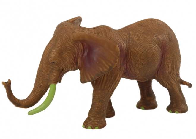 Sběratelská figurka Africký slon Safari hnědý