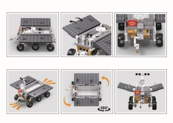 sluban vesmírné planetární vozidlo na dálkové ovládání