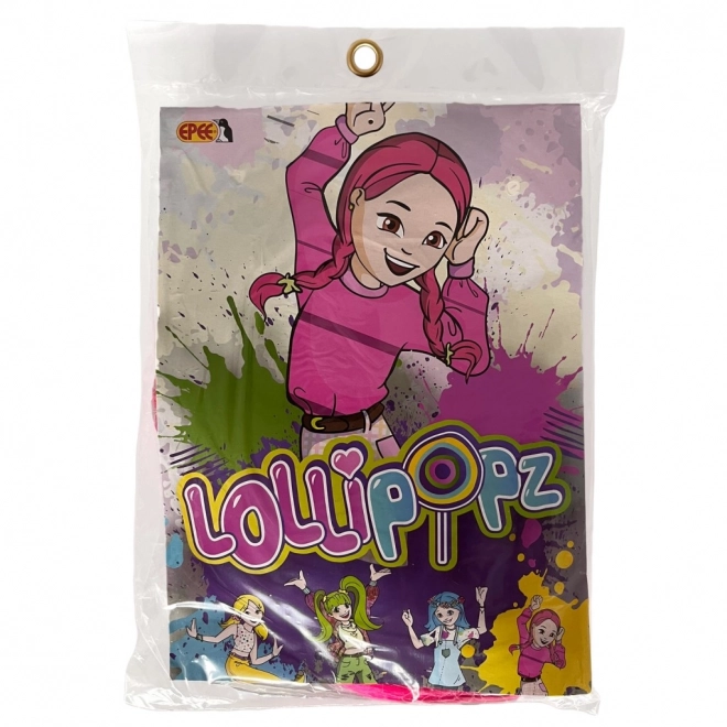 Paruka Lollipopz – Růžová s copánky