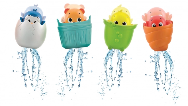 CLEMENTONI BABY Peekaboo Vodní kamarádi: Vykukující krab