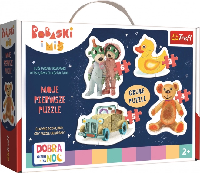 Baby puzzle Dobrou noc, Treflíci 4v1 (3,4,5,6 dílků)